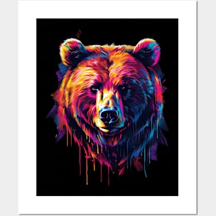 Grizzly Bear Foraging Footsteps Posters and Art